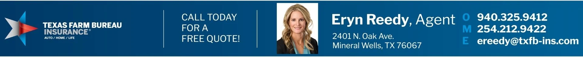 Eryn Reedy TX Farm Bureau Insurance