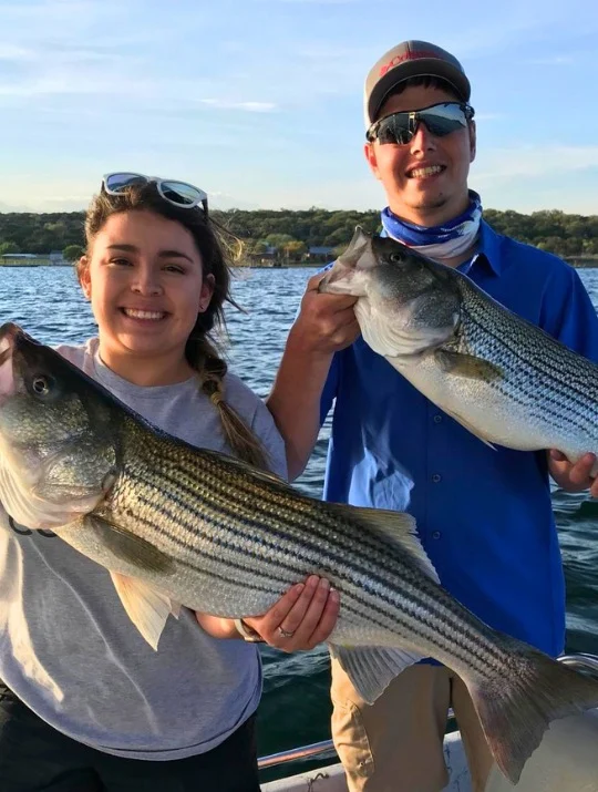 catching big fish on the lake